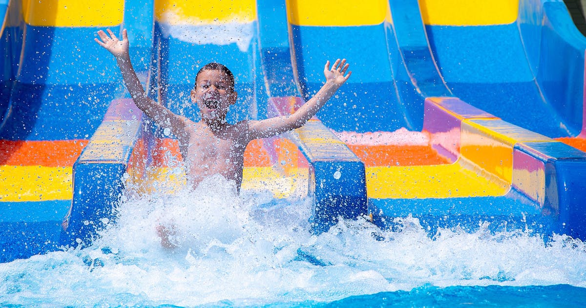 Top 21 Swimming Pools With Slides And Water Flumes Netmums Swimming Pools With Slides And Water