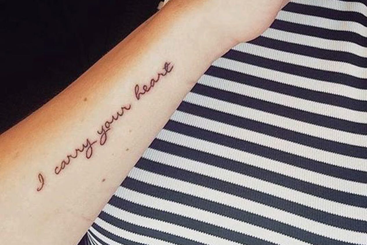 tattoos with meaningful words for girls