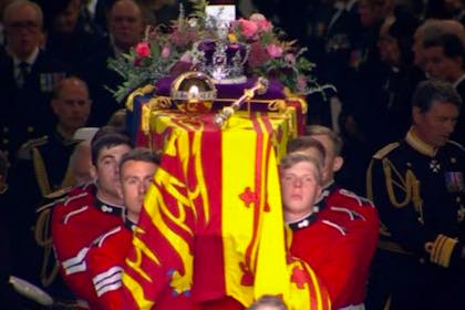 Pallbearers at Queen's funeral