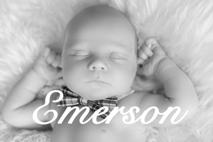 posh baby name Emerson