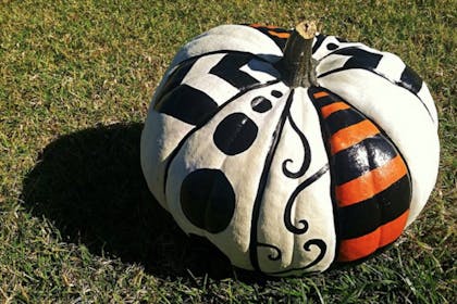 patterned pumpkin