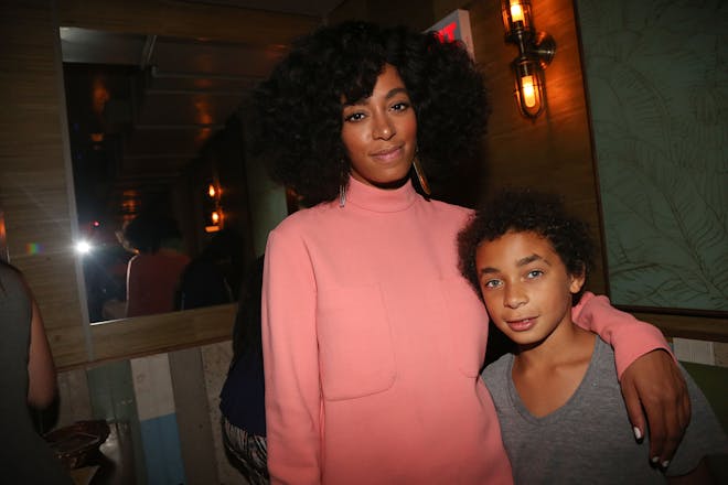 Solange Knowles and son