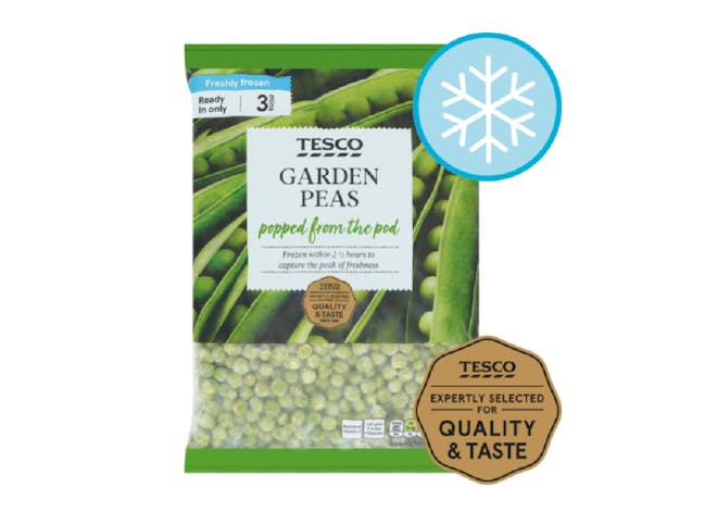 Tesco frozen garden peas