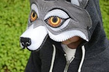 The Big Bad Wolf mask and hoodie costume for World Book Day