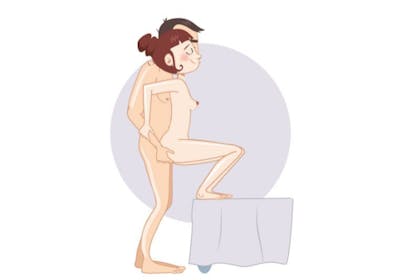the squat balance sex position