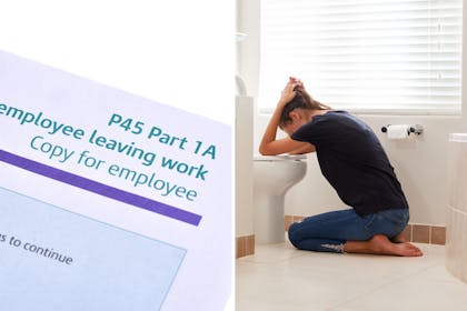 P45 / Pregnant woman with morning sickness