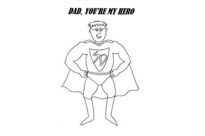 Free father's day picture - hero dad