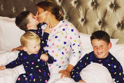 Coleen Rooney with kids