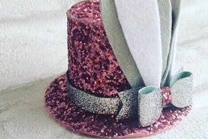 Glitter disco Easter bonnet