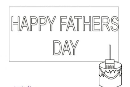 Free father's day picture - cake
