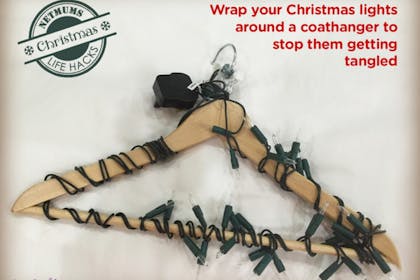 Christmas life hack 1: stop your Christmas lights getting tangled