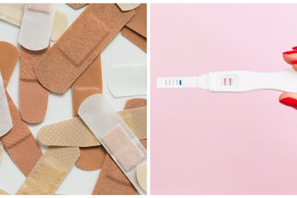 Plasters / pregnancy test