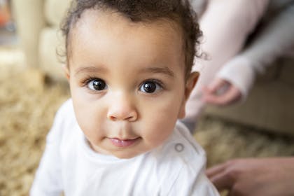 Baby with big eyes