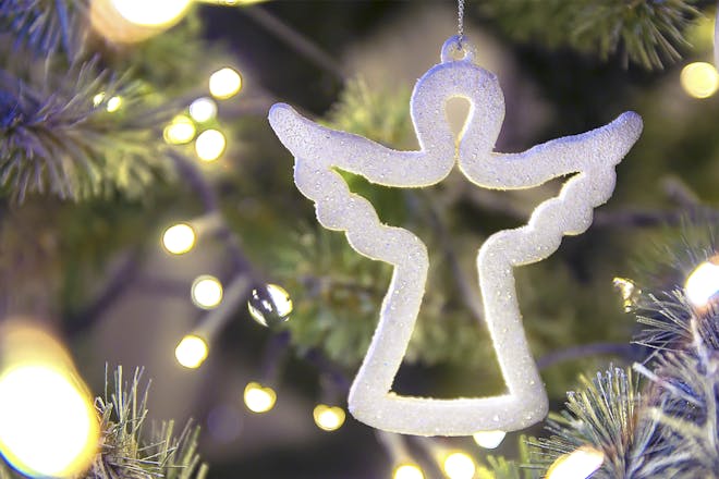 Angel decoration on the Christmas tree