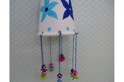 Paper cup wind chimes