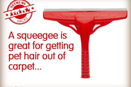 red shower squeegee