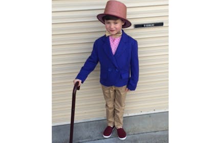 Willy Wonka costume for World Book Day