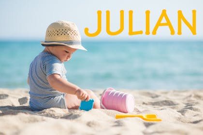Baby boy on beach - Julian