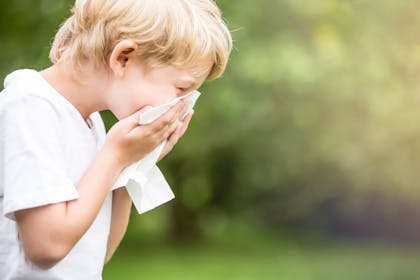 Child with allergies
