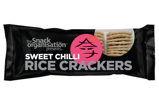 Sweet chilli rice crackers
