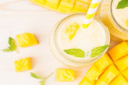 Mango milkshake for kids