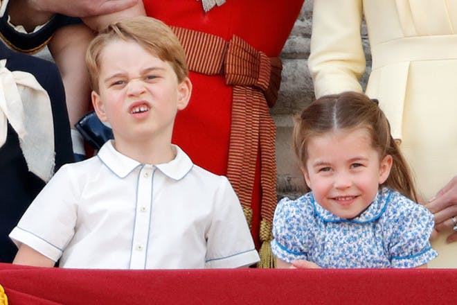 Princess Charlotte and Prince George balcony