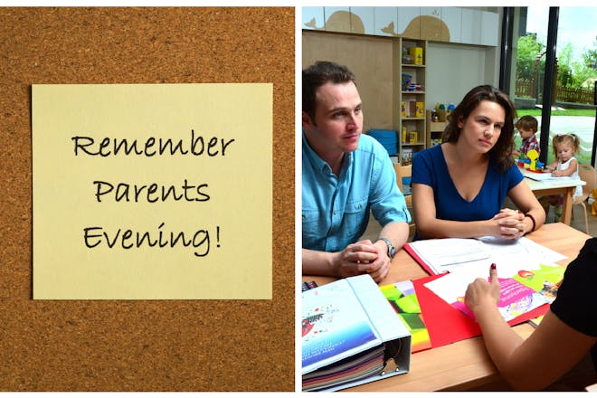 Sticky note / Parents' evening
