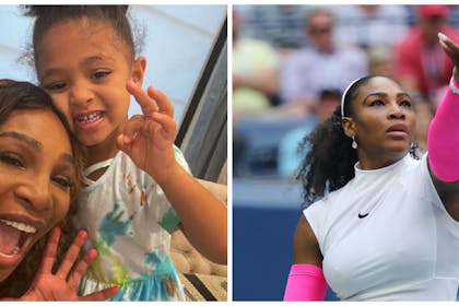 Serena Williams and daughter | Serena playing tennis