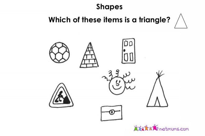 shape worksheets netmums