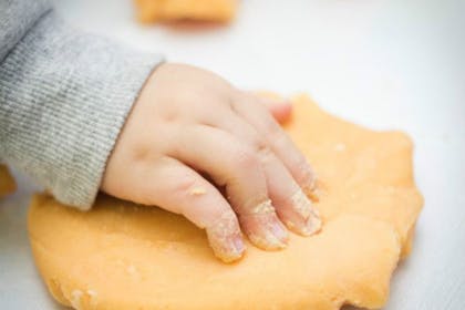pumpkin play dough