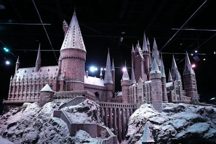 hogwarts in the snow