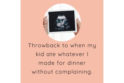 Baby led weaning throwback
