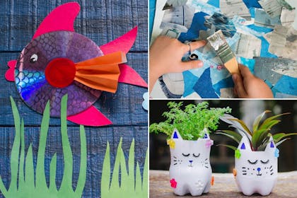 Recycled crafts for kids