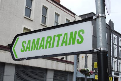 Samaritans sign