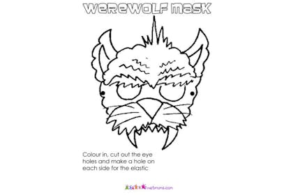 werewolf mask print off
