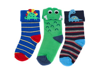 Kids dinosaur socks