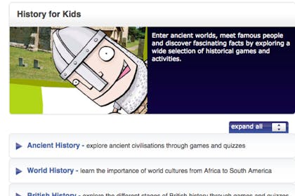  BBC History for Kids educational website