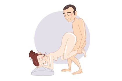 Wheelbarrow sex position