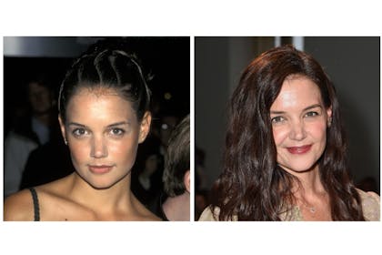 Katie Holmes then and now