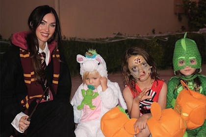 Megan Fox with her children