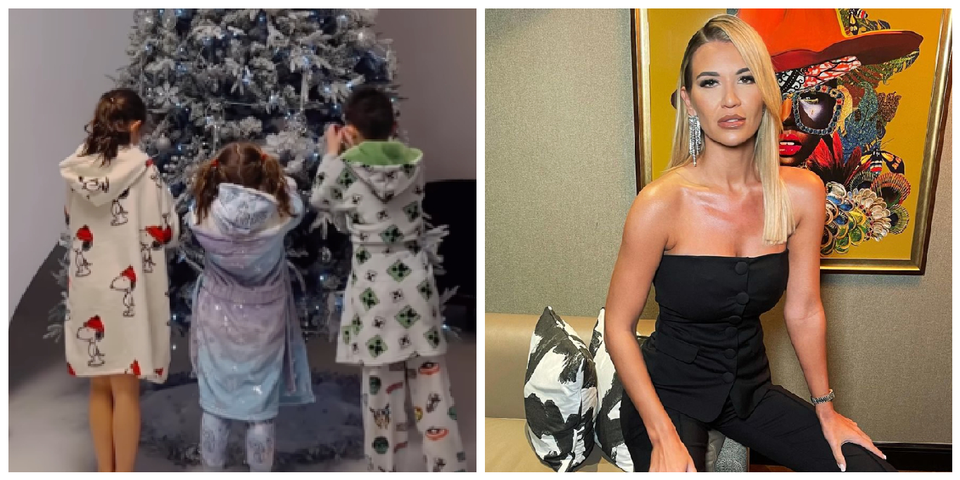 Christine McGuinness Celebrates Putting Up Christmas Tree With Her