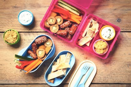 Meat-free mezze for lunchboxes