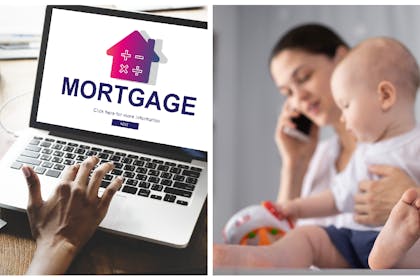 Mortgage application / mum on phone