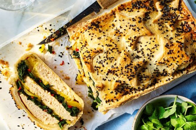 Quorn Coronation Chicken Pie