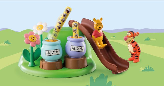 Playmobil 1.2.3 Disney Winnie The Pooh's bee garden