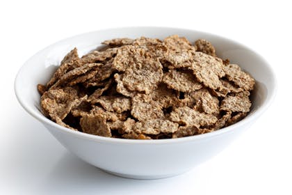23. Cottage cheese and bran flakes