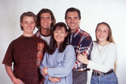 Jesse Spencer and Kennedy family from Neighbours