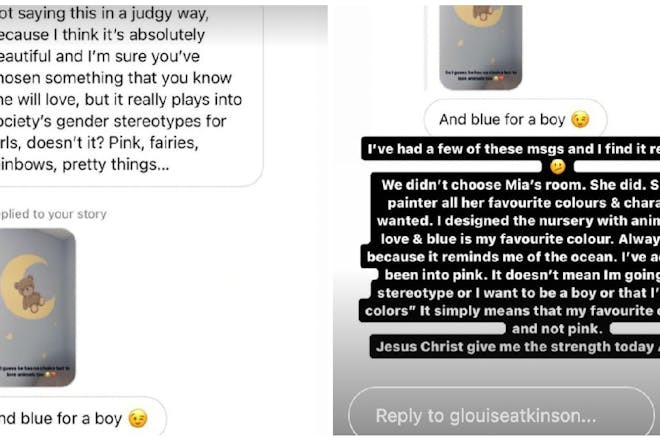 Messages from Instagram Stories