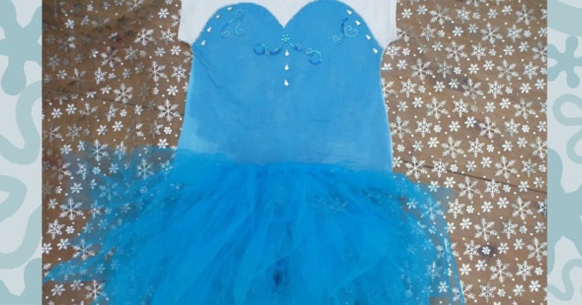 How To Make A No Sew Elsa Costume - Netmums