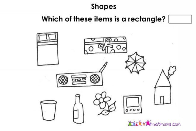 Shape worksheets - Netmums